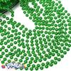 PMU 72 Pcs Green Metallic Beads Necklaces for Mardi Gras, Christmas, New Year's Day, Carnival Party Favors view 3