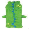 iscream Dinosaur Buddy 73" x 25" Faux Sherpa-Lined Plush Fleece Zippered Sleeping Bag view 2