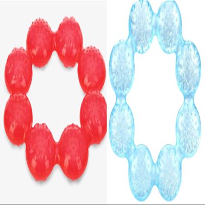 Nuby Pur Ice Bite Soother Ring Teethers (Blue/Red)