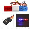 RC Car Alarming Light,WONFAST RC Model LED Police Night Light Bar Flash Lamp Compatible with 1/10 1/8 RC Model Car for HSP Tamiya CC01 Axial SCX10(Blue/Red) view 4