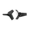 Aexit 2pcs RC Electrical equipment Remote Control Airplane Plastic 3 Vanes Ducted Fan Prop 3.5" view 1