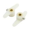 Aexit 2pcs RC Electrical equipment Fixed Wing Airplane One Way 4mm Dia 40mm Landing Gear Rocker Arm view 1
