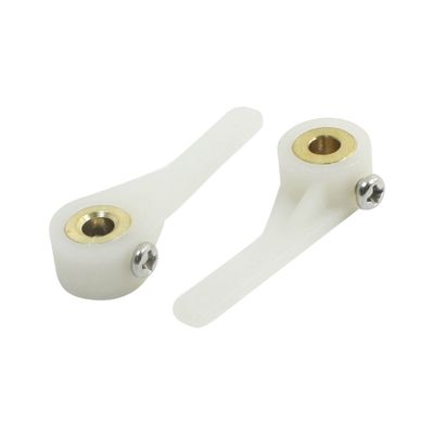 Aexit 2pcs RC Electrical equipment Aircraft Airplane One Way 4.5mm Dia 41mm Landing Gear Rocker Arm