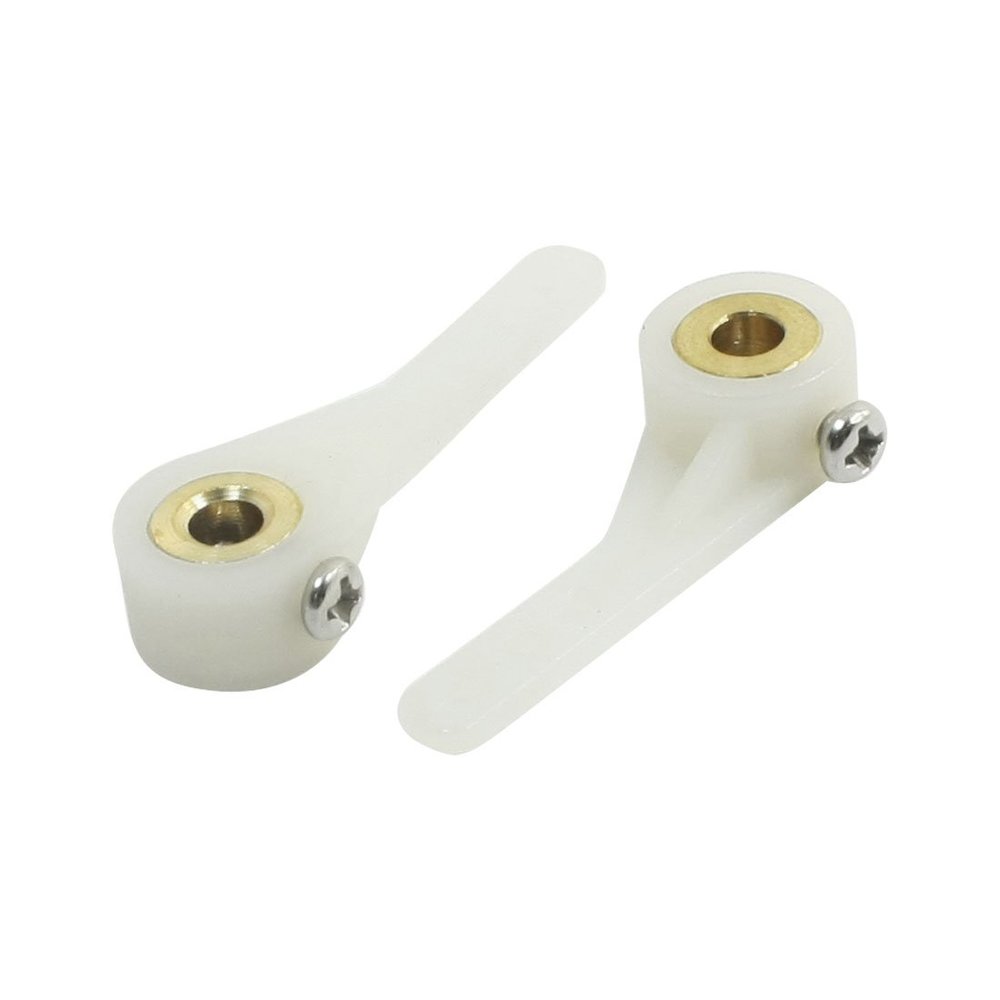 Aexit 2pcs RC Electrical equipment Aircraft Airplane One Way 4.5mm Dia 41mm Landing Gear Rocker Arm