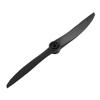Aexit Black Plastic Electrical equipment RC Airplane Prop Propeller Paddle 241.5127mm Shaft Adapter Ring view 3