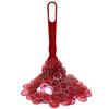 MR CHIPS Made in USA Upgraded Bingo Magnetic Wand & 200 Pieces  Inch Red Plastic Chips with Metal Rings - Support American Jobs view 1