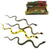 12 PIECES BULK lot of assorted REALISTIC LARGE 24 INCH TOY FAKE RUBBER TRICK SNAKE view 1