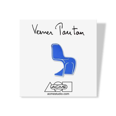 Acme JVP07P3 Lapel Pin, Pantone Chair, Blue