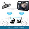 Baby Car Mirror, DARVIQS Car Seat Mirror, Safely Monitor Infant Child in Rear Facing Cars Seat, Wide View Shatterproof Adjustable Acrylic 360for Backseat, Crash Tested and Certified for Safety view 4