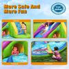 ACTION AIR Inflatable Water Slide, Shark Bounce House with Slide for Wet and Dry, Playground Sets for Kids Backyard, Water Spray & Water Pool, Durable Sewn with Extra Thick Material view 3