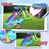 ACTION AIR Inflatable Water Slide, Shark Bounce House with Slide for Wet and Dry, Playground Sets for Kids Backyard, Water Spray & Water Pool, Durable Sewn with Extra Thick Material view 4