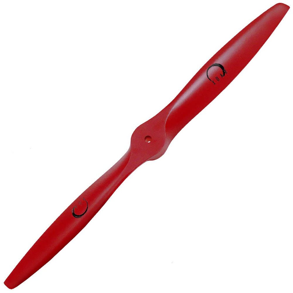XOAR PJM 16x6 Red The Sword RC Model Airplane Propeller. 16 Inch 2 Blade Painted Wood Prop for Gasoline RC Plane