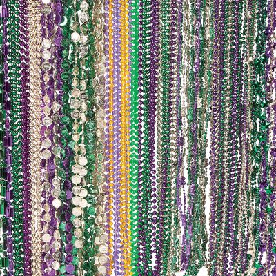 250 Mardi Gras Bead Assortment - Bulk Party Jewelry - Assorted Traditional Colors