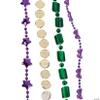 250 Mardi Gras Bead Assortment - Bulk Party Jewelry - Assorted Traditional Colors view 3