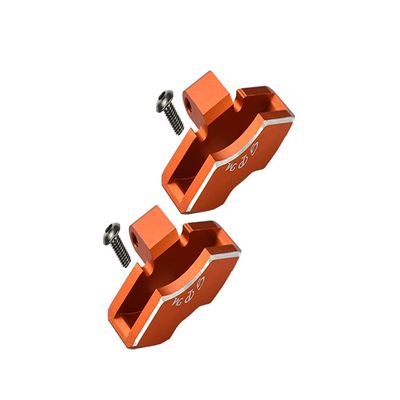 GPM For Traxxas Unlimited Desert Racer 4X4 (#85076-4) Upgrade Parts Aluminum Front/Rear Brake Caliper - 1Pr Set Orange