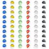 Yellow Mountain Imports 60 Pieces Translucent Chinese Checkers Glass Marbles with Petal Design - 16 Millimeters view 3