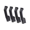 Dilwe 4Pcs RC Car Door Handles, Plastic Simulation Door Handles with Screws for -4 D90 Axial SCX10 1/10 RC Crawler Car(Black) Car Model Accessory view 4