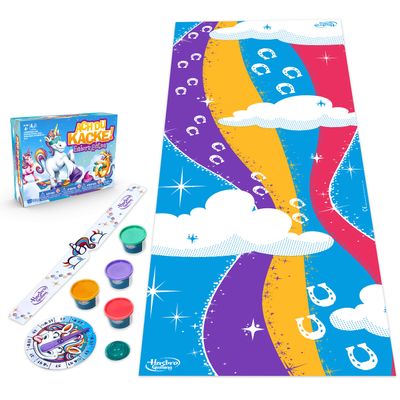 Hasbro Gaming E2645398 ACH du Kacke: Unicorn Edition, Fun Children's Game, Multi-Coloured Amazon Exclusive