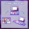 Disney Frozen All-in-One Kids Cosmetic Compact Set Includes Washable Lip Gloss, Eye Shimmer, Cheek Shimmer, Brushes Colorful Portable Beauty Set for teens Ages 13+ by Townley Girl view 3