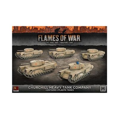 Flames of War: Mid War: Soviet: Churchill Heavy Tank Company (SBX56)