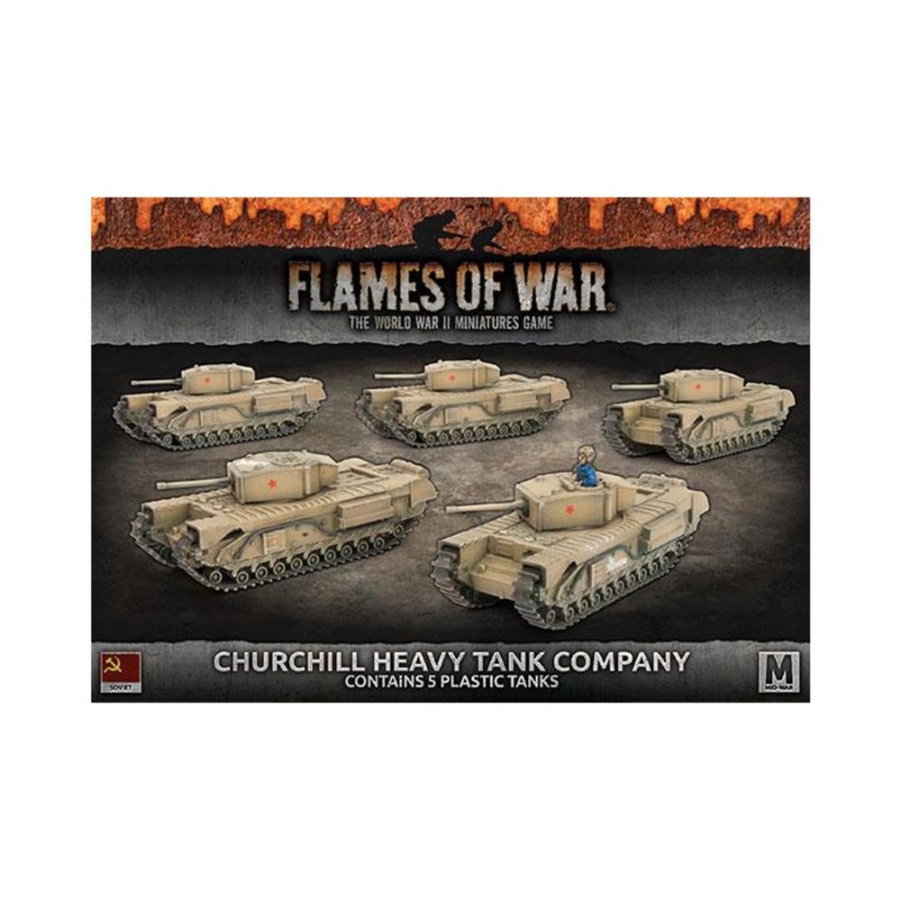 Flames of War: Mid War: Soviet: Churchill Heavy Tank Company (SBX56)
