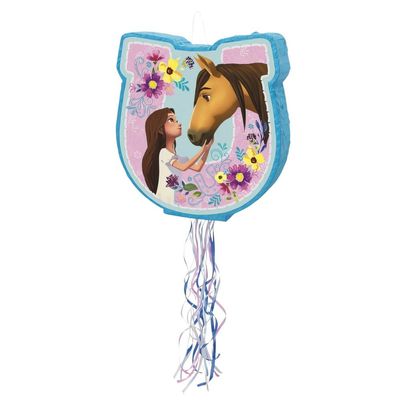 Unique Spirit Riding Free Pull String Pinata - 20" x 21", 1 Pc