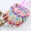 DDazzling Girls Breath Crown Flower Girl crown Floral Headband Wedding Hair Wreath Photo Props (White) view 4