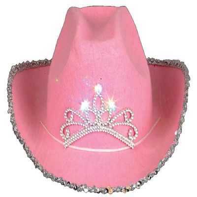 Rhode Island Novelty Child Size Light-Up Cowgirl Hat, 2 Hats Per Order