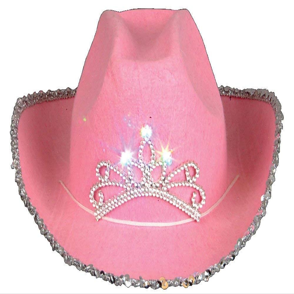 Rhode Island Novelty Child Size Light-Up Cowgirl Hat, 2 Hats Per Order