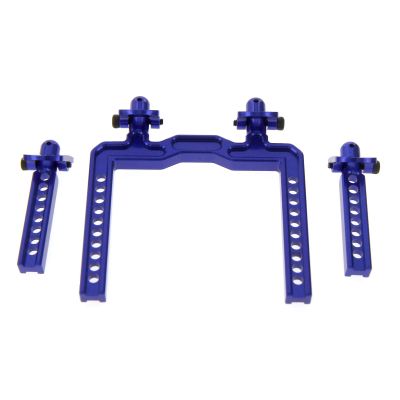 Atomik RC Alloy Body Mount Set - Compatible with Traxxas - Ford GT, Blue - TRX 8315