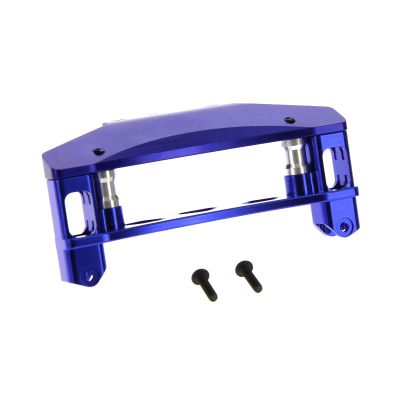 Atomik RC Alloy Front Bumper Set, Blue - TRX 8335