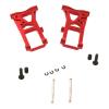 Atomik Alloy Front Suspension Arm Set - RC Car Replacement for Traxxas Ford GT - Hardened Billet 6061 Aluminum, Front Chassis Part 8333 - Red view 1