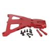 Atomik RC Alloy Front Bulkhead, Red - TRX 7430 view 1