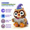 Cuddle Barn | Octavius The Storytelling Owl 12" Animated Stuffed Animal Plush Toy | Eyes Light Up, Mouth Moves and Head Sways | Wizard Owl Recites 5 Fairy-Tales view 3
