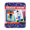 Petit Collage On-the-Go Design & Draw Activity Set Reusable Magnetic Dress Up Toy for Kids with Kids Drawing Pad Creative Toys for Ages 5+ view 1