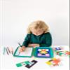 Petit Collage On-the-Go Design & Draw Activity Set Reusable Magnetic Dress Up Toy for Kids with Kids Drawing Pad Creative Toys for Ages 5+ view 3