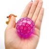 Bescon Translucent Polyhedral Dice 100 Sides, Transparent D100 die, 100 Sided Cube, D100 Game Dice,100-Sided Cube of Purple view 1