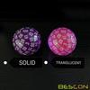 Bescon Translucent Polyhedral Dice 100 Sides, Transparent D100 die, 100 Sided Cube, D100 Game Dice,100-Sided Cube of Purple view 4