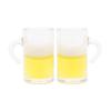 Odoria 1/12 Miniature Beer Mugs Dollhouse Decoration Accessories, 2Pcs view 1