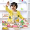 Agirlgle Wood Building Blocks Set for Kids 24 Pcs Rainbow Stacker Stacking Game Construction Toys Set Preschool Colorful Learning Educational Toys - Geometry Wooden Blocks for Boys & Girls view 3