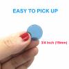 YH Poker 1000 Bingo Chips Markers Tokens - Plastic Discs Chip Counters Game Set, Great for Parties Classroom Game Night Bingo Hall-Blue Color view 3