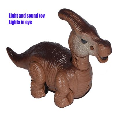 Vibgyor Vibes Friction, Battery Operated Light and Sound Dinosaur with Moving Head(Random Colour Will be Sent-Pack of 1)
