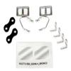 Traxxas Mirrors, Side, Chrome (Left & Right)/ retainers (2)/ Body Clips (4) view 1