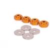 LAFEINA 4PCS Aluminum Alloy 12mm Turn to 17mm Wheel Rim Hex Adapter for 1/10 RC On Road Car Buggy Truck Can Use 1/8 Tires(Gold) view 3
