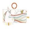 Kaloo My First The Happy Unicorn Activity Book with Soft Cloth Pages & Textured Shapes- Learn About Emotions Ages 0+ view 2