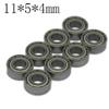ShineBear 8PCS 10154mm 1154mm Bearing for Rc Hobby Model Car 1/10 Fs Racing Truck Buggy 53810 Hop-Up Parts Spareparts 582005 582002 - (Color: 11x5x4mm) view 1