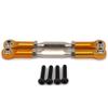 ShineBear 2pcs Aluminum Front/Rear Servo Link Steering for 1/10 Axial Yeti Rock Racer AX90026 Buggy Crawler Upgraded Hop-Up Parts - (Color: Black) view 2