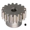 ShineBear 17T RC Motor Pinion Steel Gear 0088 for WL 12428 12423 RC1:12 Off-Road Buggy Car - (Color: Silver) view 1