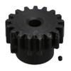 ShineBear 17T RC Motor Pinion Steel Gear 0088 for WL 12428 12423 RC1:12 Off-Road Buggy Car - (Color: Silver) view 2
