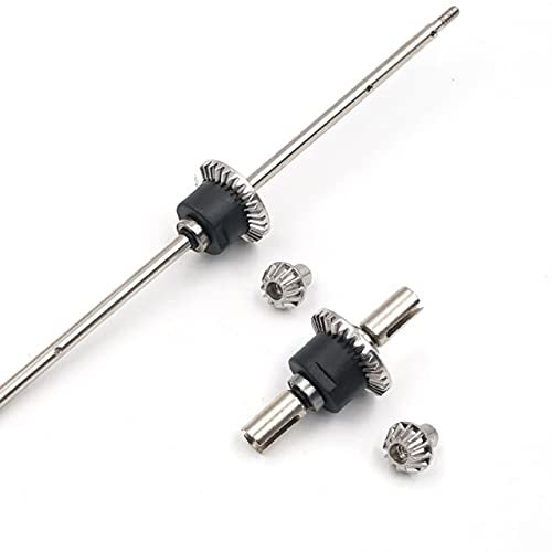 ShineBear 12428 Upgrade Parts Desert Falcon Universal Vendor Kit Full Upgrade Parts Transmission Shaft Heat Sinks Base C Gear Rear - (Color: Metal Differential)